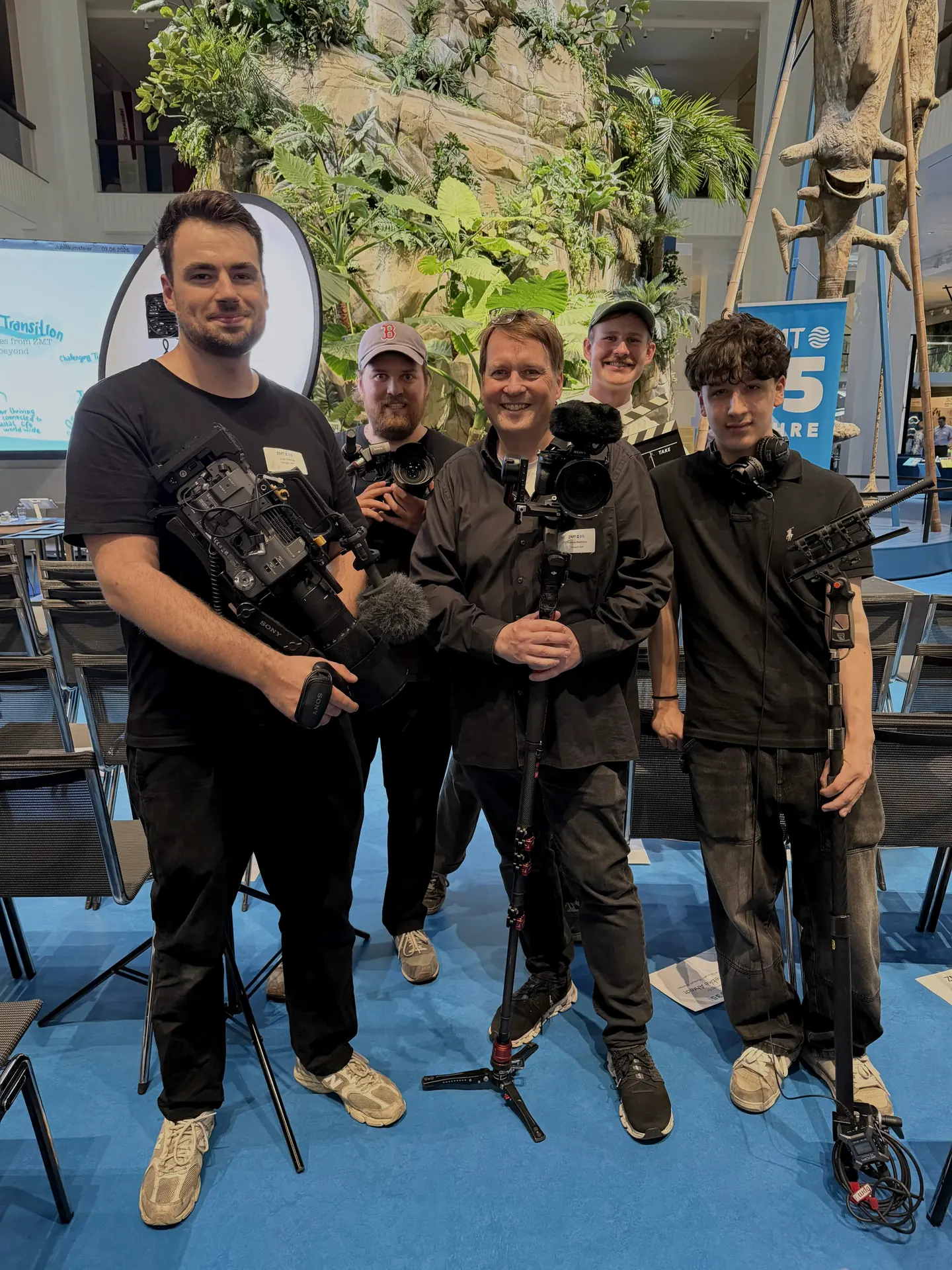 Filmproduktion Bremen – Matthias Sabelhaus mit seinem Filmteam beim Dreh
